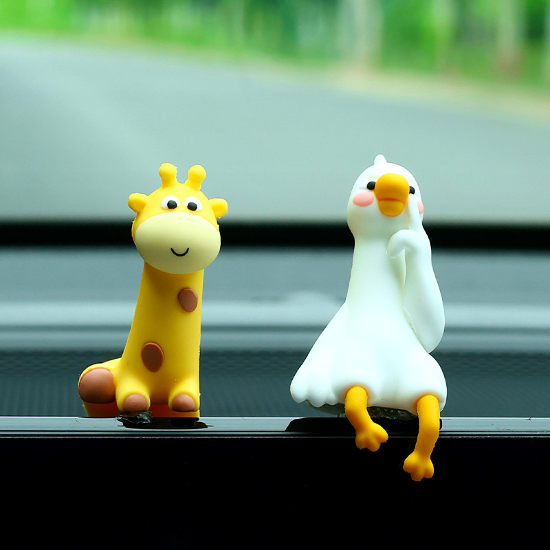 有趣的车饰小摆件中控屏趴趴挂件