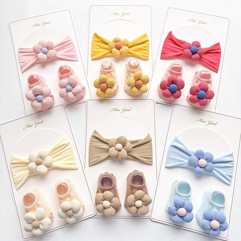 婴儿囟门发带夏季薄款女宝宝护囟门护头囟帽女婴新生头饰夏天套装