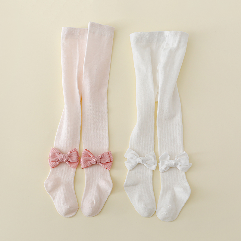 女童连裤袜春夏薄款婴儿宝宝连体袜网眼透气洋气外穿打底裤袜夏款
