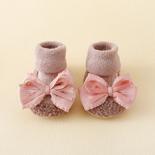 韩版地板袜秋冬软底防滑学步鞋袜