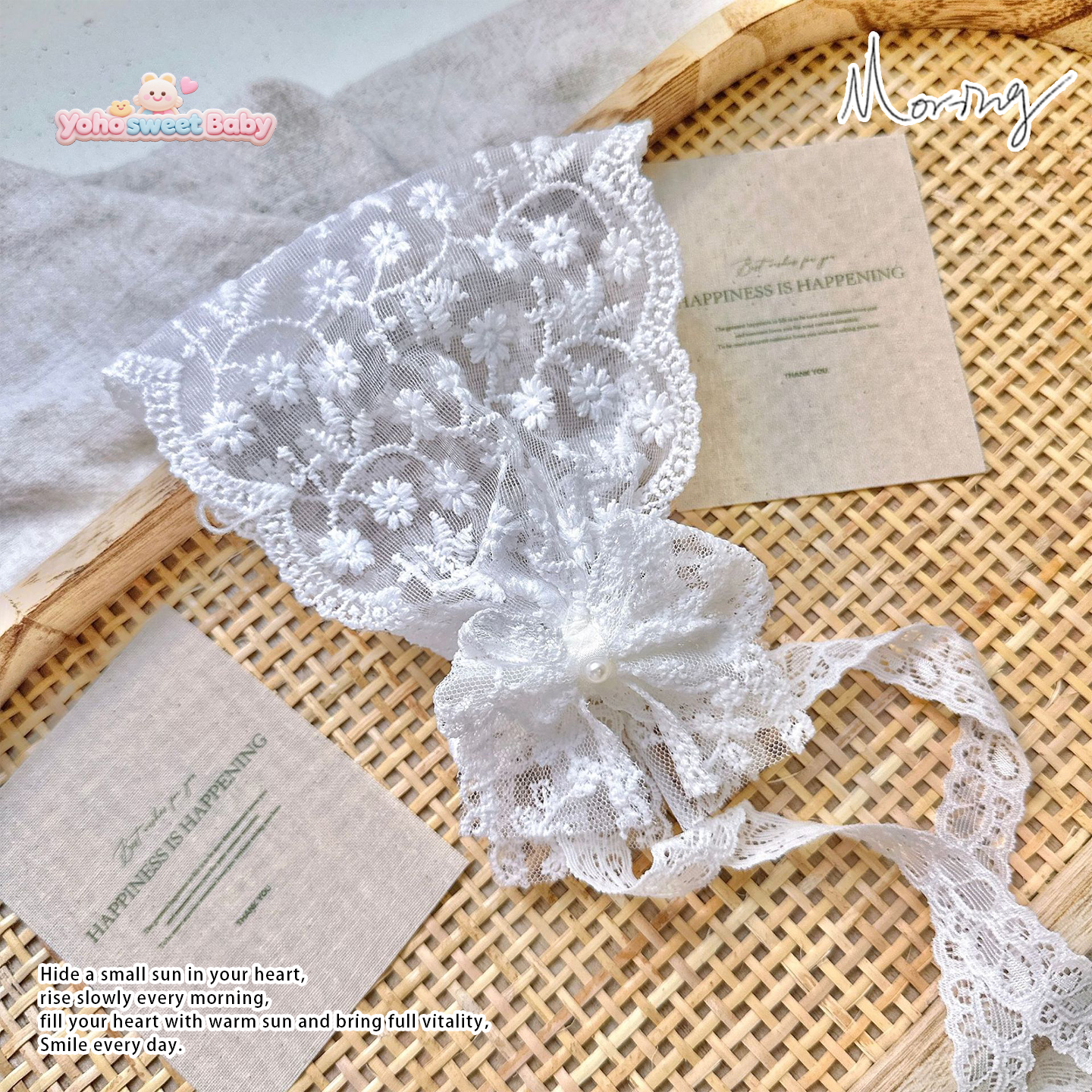 女童蕾丝发带公主头饰