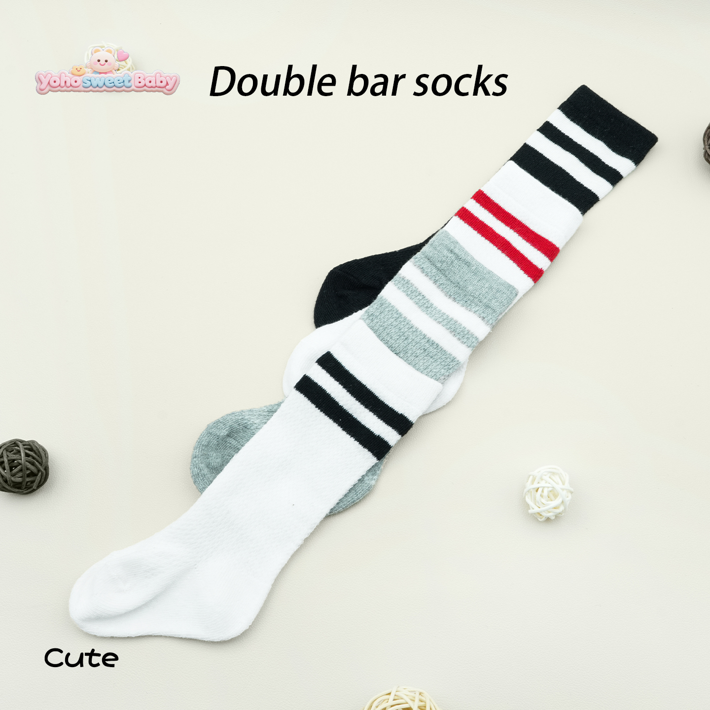 儿童袜子中筒袜男童女童棉袜