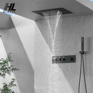 DISTIV高端暗装恒温淋浴花洒套装嵌入墙式吊顶天幕暗藏式预埋花洒