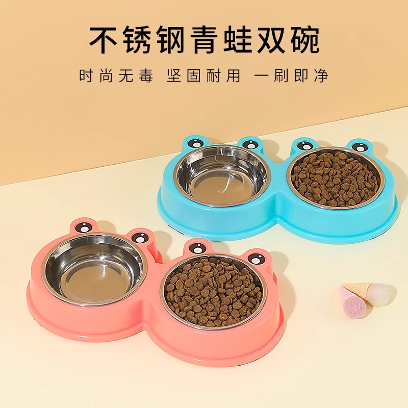 狗盆狗碗食盆喝水防打翻猫咪吃饭