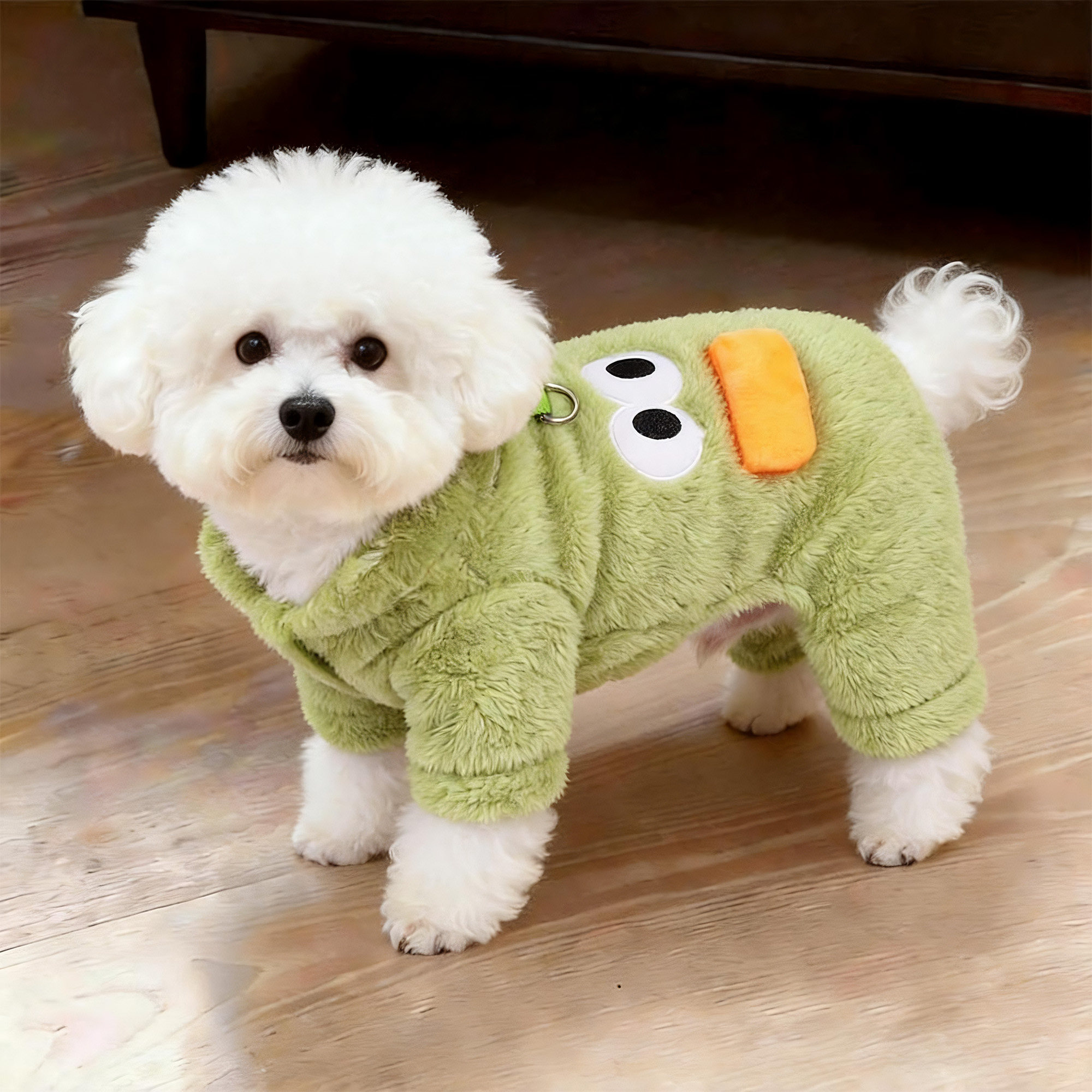 狗狗秋冬衣服加厚毛绒四脚衣保暖