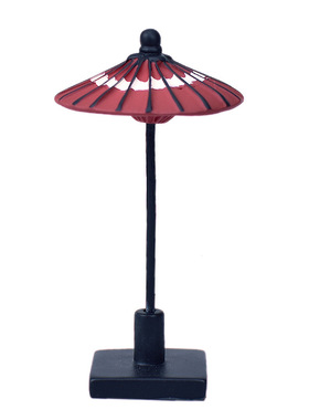 日式和风雨伞太阳伞和伞树脂摆件