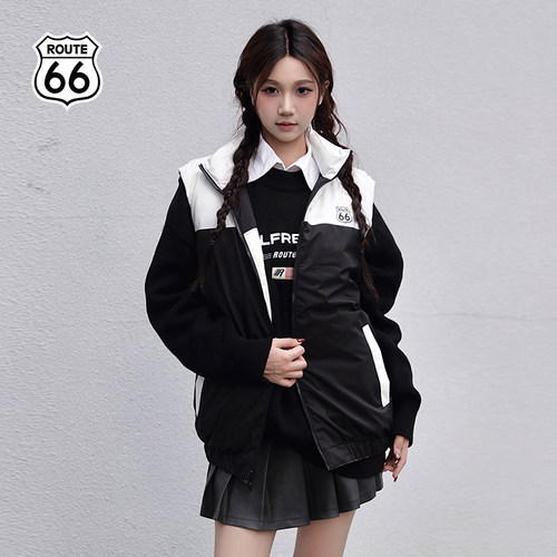 ROUTE66休闲保暖背心外套