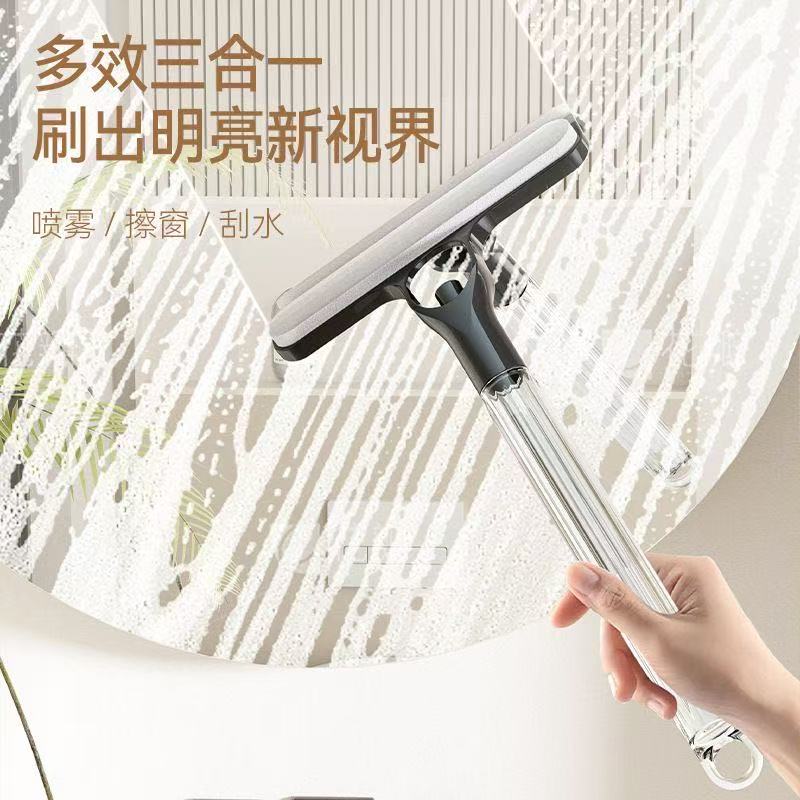 多功能玻璃刮 三合一擦玻璃神器 家用窗户刮水器镜面硅胶刮刀刮子