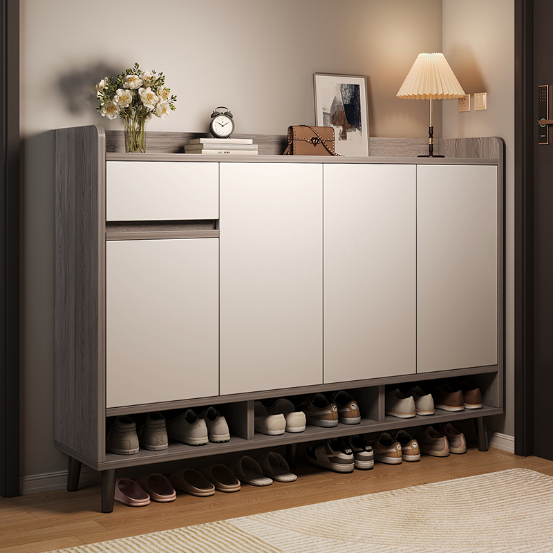 2025新款鞋柜家用门口室内收纳柜一体靠墙入户门楼道外玄关走廊用