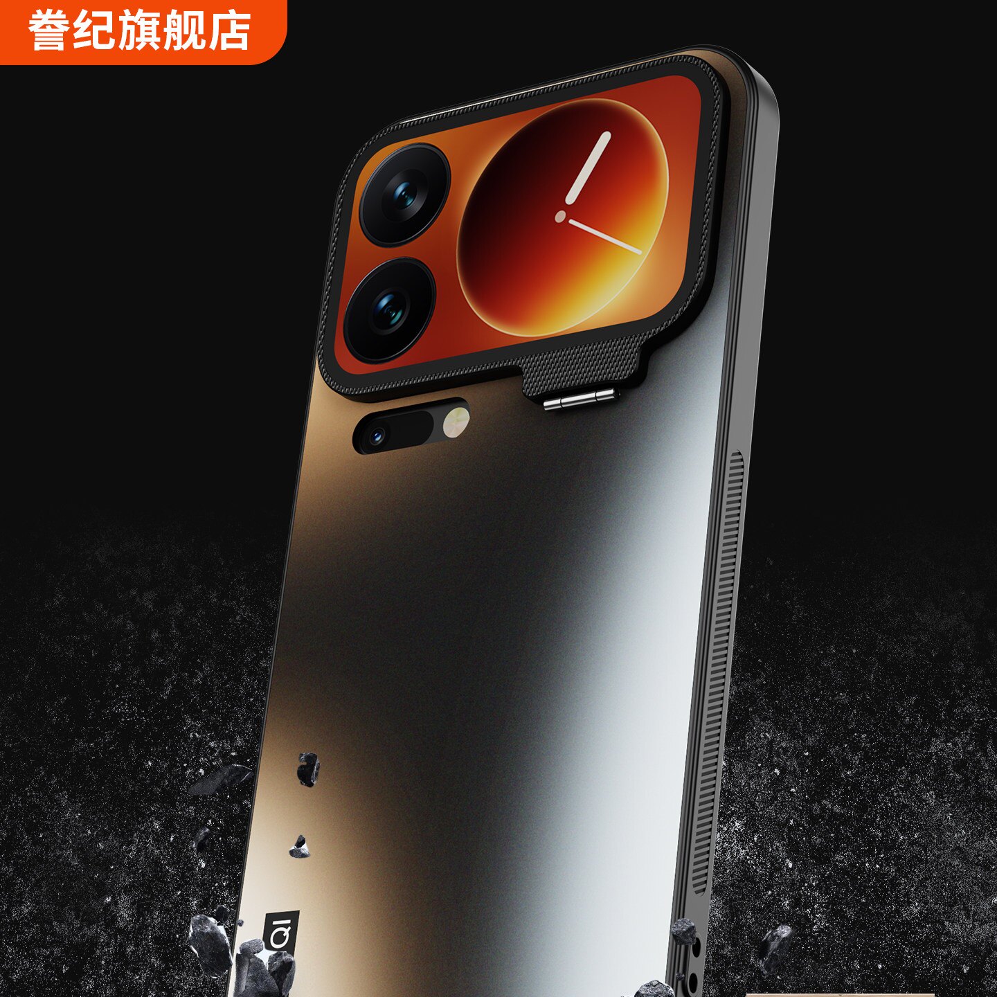 适用小米17ProMax手机壳新款自带镜头膜全包带支架17Pro保护套高级感防摔Xiaomi硅胶防滑17外壳磨砂男女新品