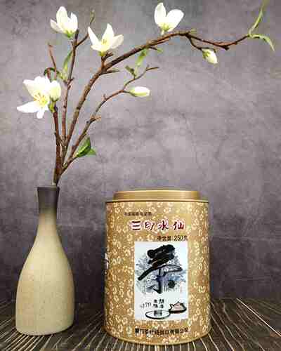 中茶海堤茶叶XT8066三印水仙250克/罐武夷岩茶足火烘焙乌龙茶正品
