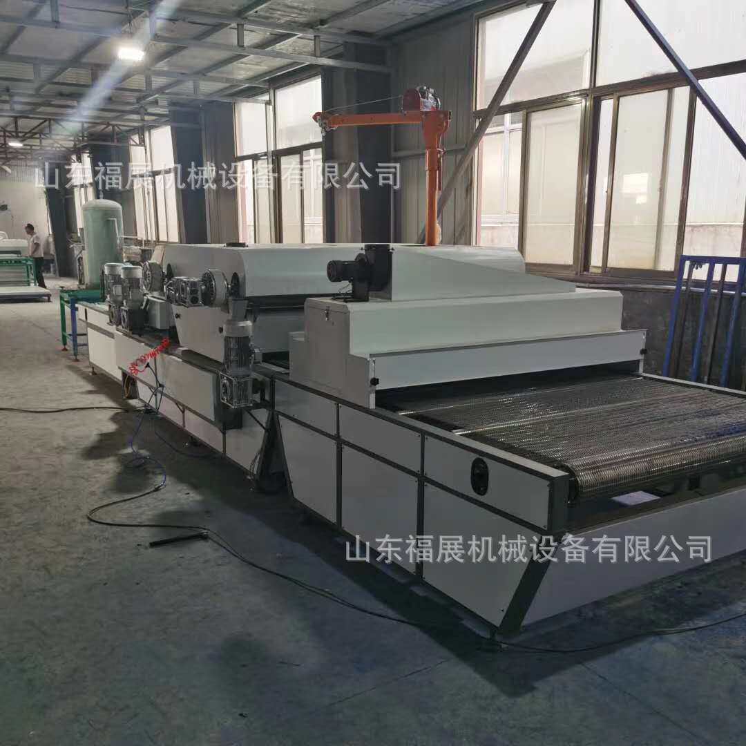 大理石瓷砖UV淋涂机 广告板上光油封釉机 瓷砖背景墙光油淋涂机