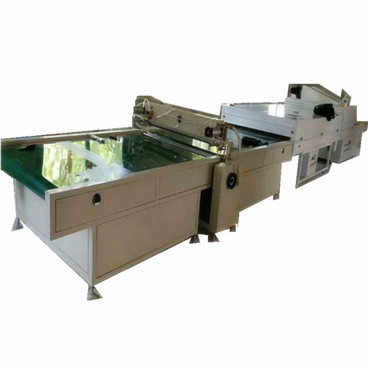 UV艺术3D影视墙高光淋涂机陶瓷光油淋幕机家具墙板光油固化机