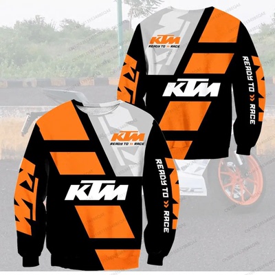 KTM Tracksuit Man Hoodie Crew Neck Sweatshirt Sweatshirts fo