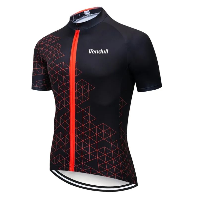2025 Black Men Cycling Jersey Cycling Racing Tops Short Slee