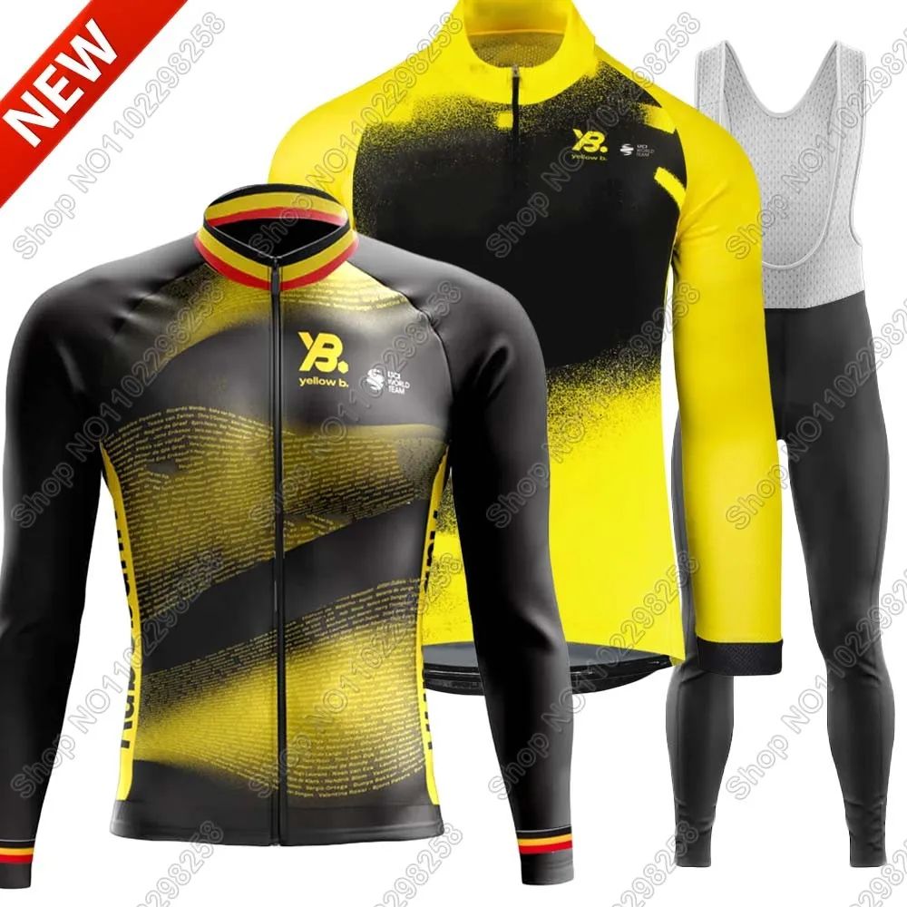 Belgium Team 2025 France Tour SWARM Cycling Jersey Set Wingb