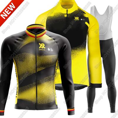 Belgium Team 2025 France Tour SWARM Cycling Jersey Set Wingb