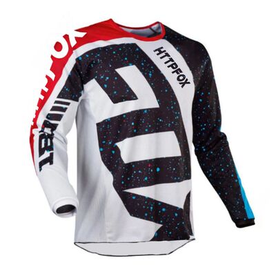 New HTTPFOX Motocross Racing Jersey Long Sleeve Motorcycle C