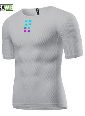 WOSAWE Summer Cycling Undershirt Moisture-wicking Bike Jerse