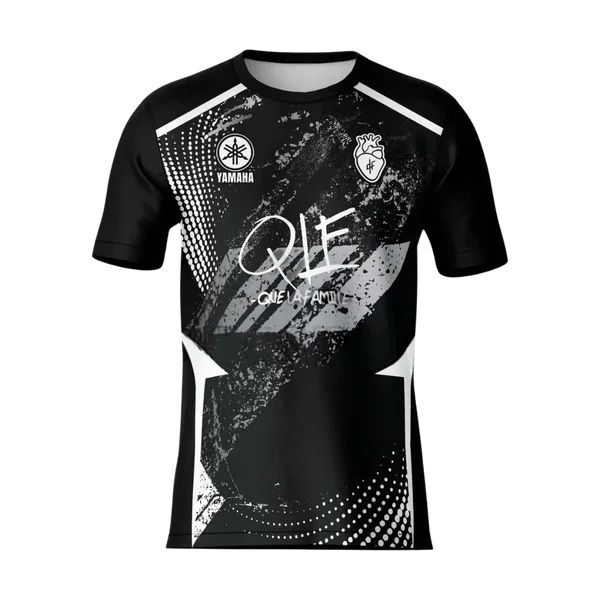 QLF Black Concept Jersey Men and Women Sports T-shirt 3D Pri