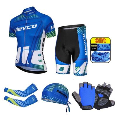 Men's Breathable Cycling Jersey Set, Tracksuit, MTB Racing S