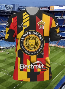 Black Lions Football Jersey Adult  Clothing Leones Negros Je
