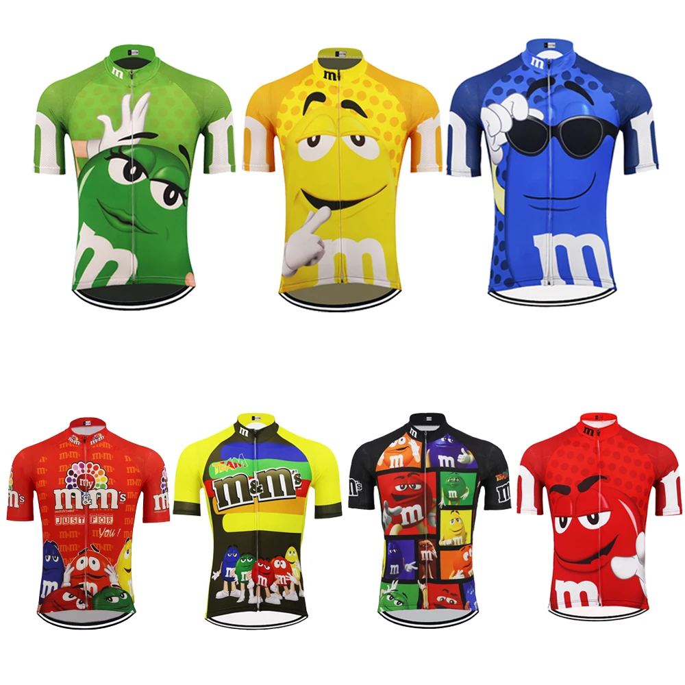 Funny Cycling Jersey Men Short Sleeves Bike Clothing  Mtb Je