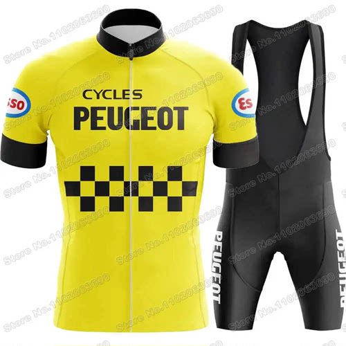 2024 Retro Cycling Jersey Set Vintage France Team Cycling Cl