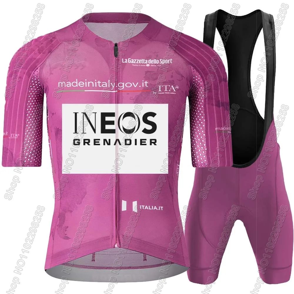 Purple Ineos Grenadier 2025 Team Cycling Jersey Set Tour de