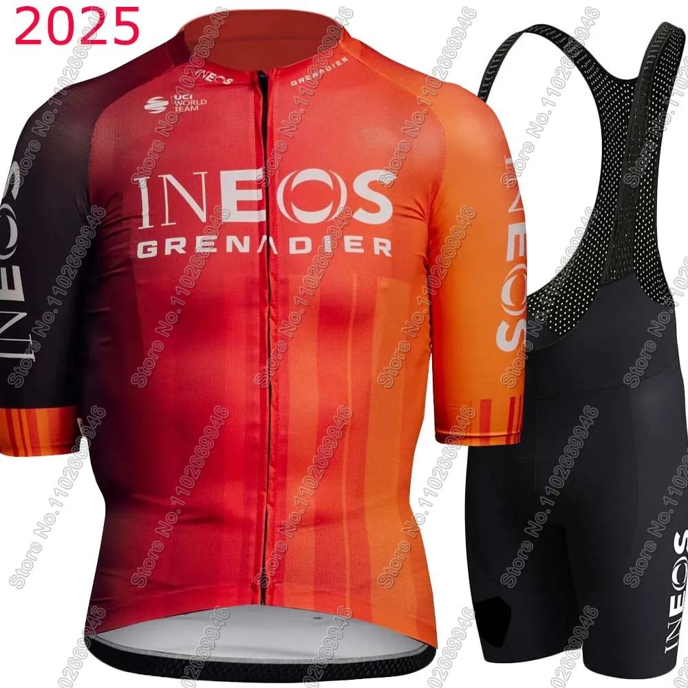Ineos Grenadier 2025 Team Cycling Jersey Set Short Sleeve Sp