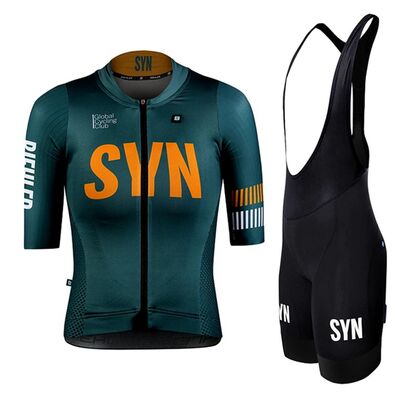 SYN Women Cycling Set Bicycle Sports Race Team Short Sleeve