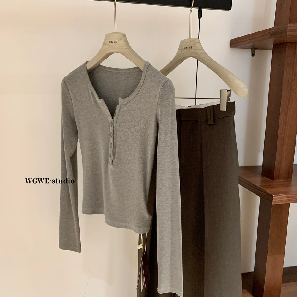 好看高级百搭打底衫chic上衣