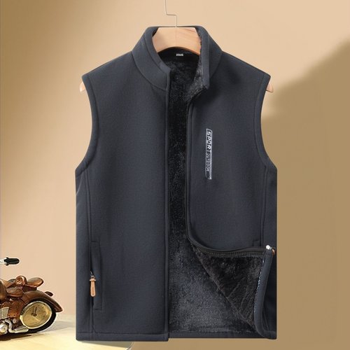 摇粒绒马甲男春秋冬保暖加厚坎肩