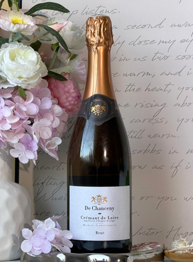 法国进口复杂优雅Cremant de Loire传统法起泡酒半干型18个月瓶陈