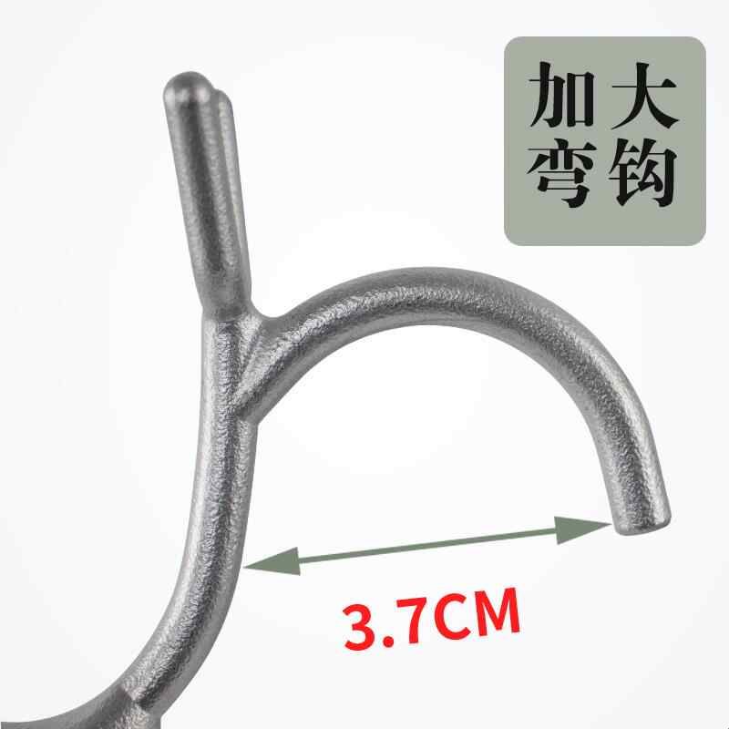 晾衣叉头金属304不锈钢一体丫挂钩晾衣杆伸缩衣架撑挑衣撑衣杆头图片