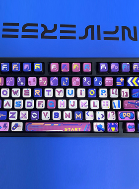 骆砾 斯达特透光键帽PBT热升华ASA高度MOA/MDA/XDA/原厂68/87/104
