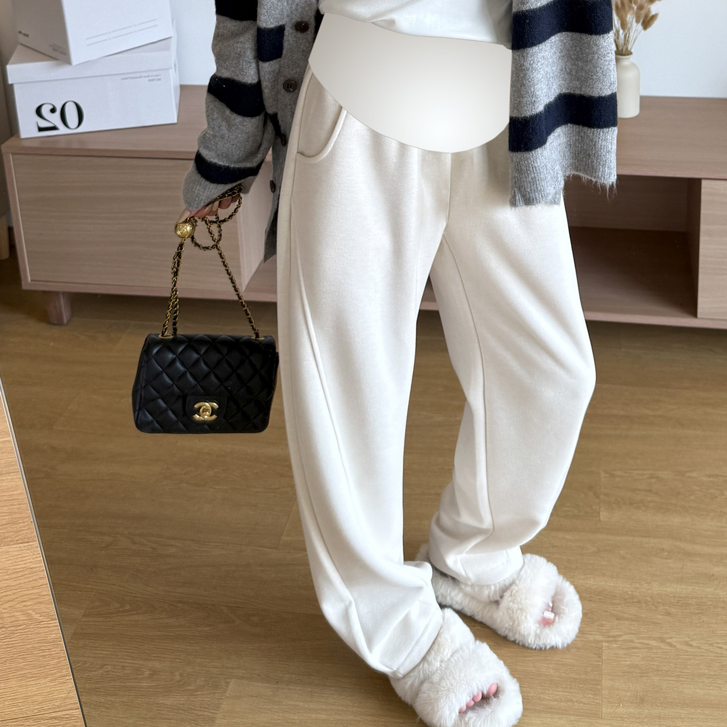 大码孕妇阔腿裤春秋新品托腹弯腿裤宽松拖地运动裤休闲垂感长裤子,孕妇装/孕产妇用品/营养,孕妇休闲裤,淘宝优惠券,粉丝福利购,淘宝优惠卷