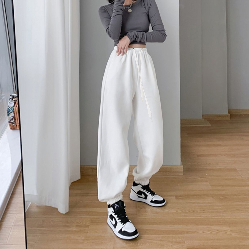 白色孕妇裤子春秋新款大码运动裤托腹卫裤宽松显瘦阔腿休闲哈伦裤,孕妇装/孕产妇用品/营养,孕妇休闲裤,淘宝优惠券,粉丝福利购,淘宝优惠卷