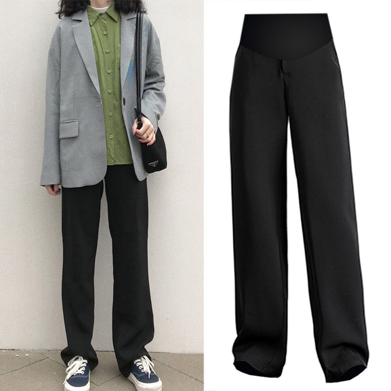 孕妇裤春秋新款外穿加长阔腿裤显瘦休闲西装裤高个子直筒拖地长裤,孕妇装/孕产妇用品/营养,孕妇直筒裤,淘宝优惠券,粉丝福利购,淘宝优惠卷