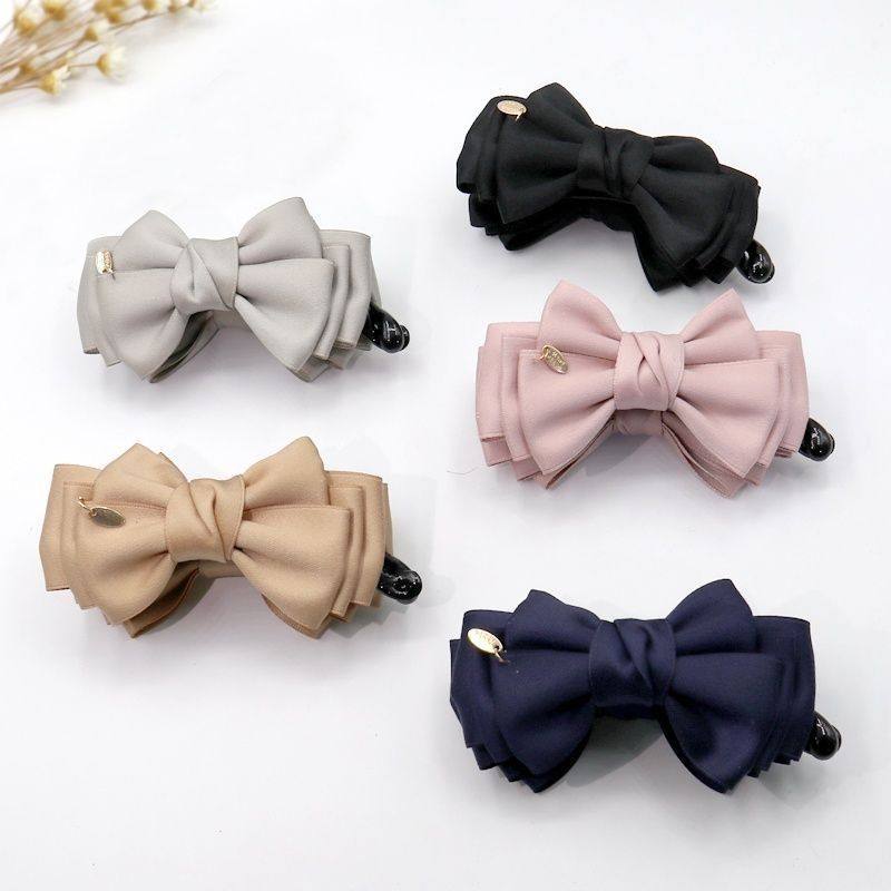 竖夹日韩香蕉夹马尾发夹防滑头饰洋气蝴蝶结雪纺发卡布艺弹力夹子,饰品/流行首饰/时尚饰品新,发饰,淘宝优惠券,粉丝福利购,淘宝优惠卷