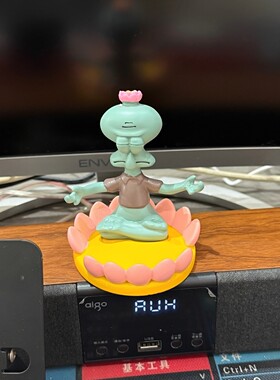 海绵宝宝章鱼哥好运莲莲手机支架