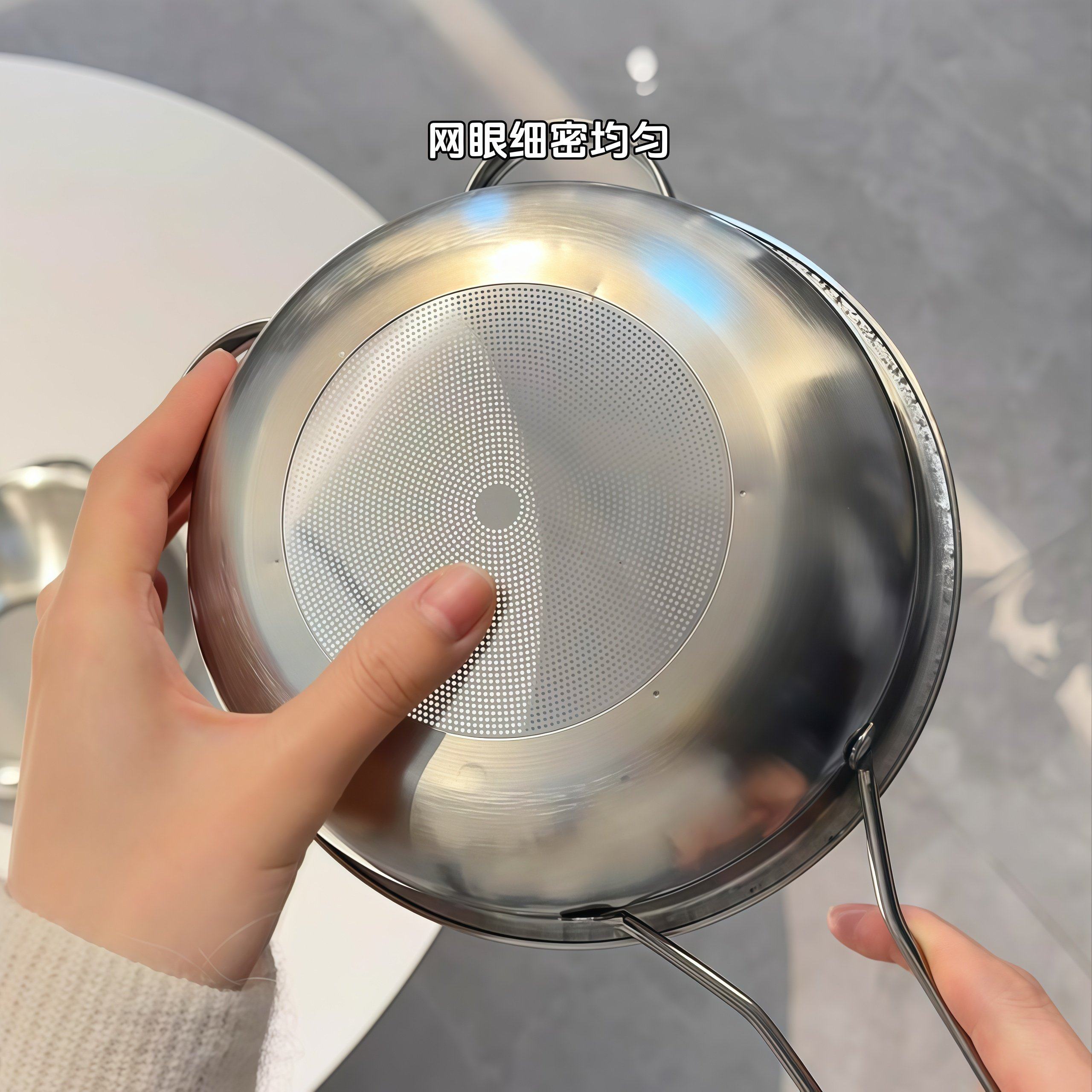 厨房淘米神器超细过滤网筛不锈钢漏勺网篮捞煮面条沥水洗菜沥水篮,餐饮具,洗菜盆/沥水篮/漏水筛,淘宝优惠券,粉丝福利购,淘宝优惠卷