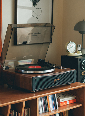 赛塔林PARON二代一体式黑胶蓝牙复古台式家用客厅黑胶唱片机送礼