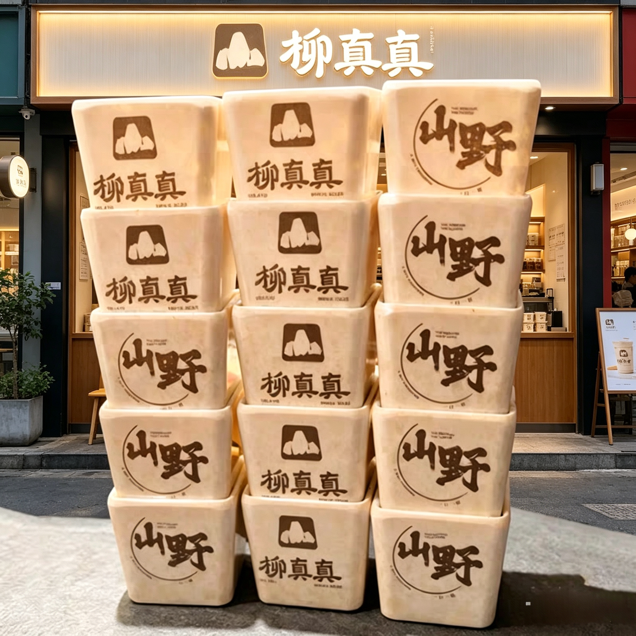 柳真真同款野人先生冰激凌密胺甜品杯商用加盟店专用冰激凌手拿杯