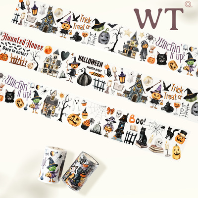 WT正品万圣节手帐模切胶带