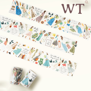 WT原创胶带 彼岸诗行 模切手帐旅行（原彼岸诗行系列重新排版）