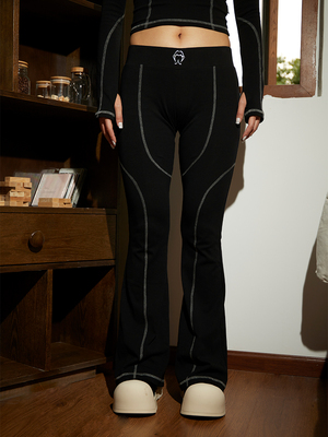 中腰美式联名长裤哈苏线裤