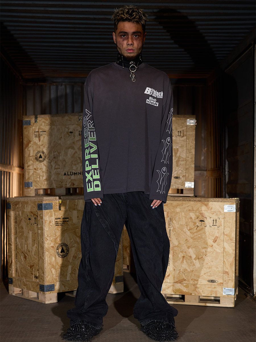 BLACK8MOB长袖男女T恤设计