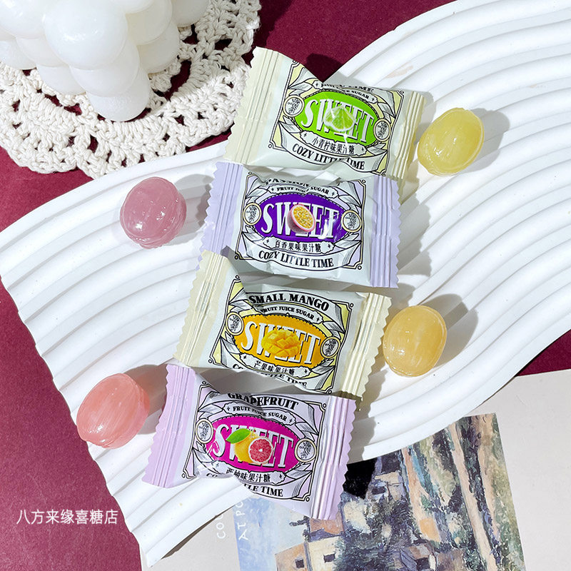 朴拉达福建多种水果味果汁硬糖图片