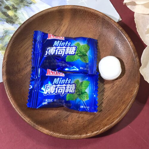 锦大薄荷糖清凉提神润喉薄荷味休闲零食婚庆招待年货散装小粒糖
